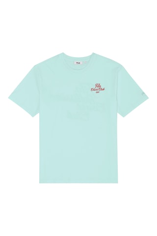 T-shirt relaxed Villa - Blauw