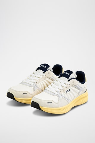 Leren Sneakers Skyleap - - Wit en marineblauw