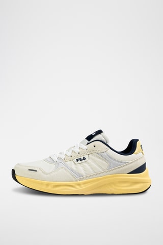 Leren Sneakers Skyleap - - Wit en marineblauw