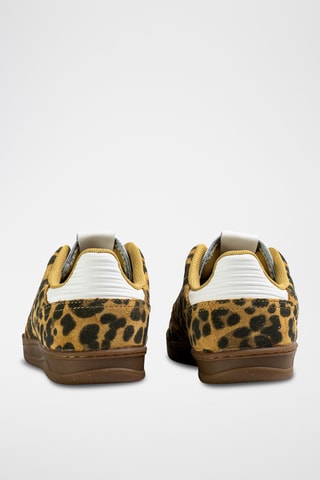 Nubuck Sneakers Slantshot - Bruin en zwart
