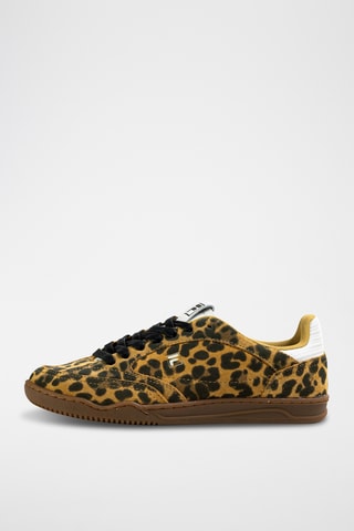 Nubuck Sneakers Slantshot - Bruin en zwart