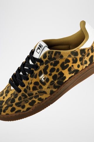 Nubuck Sneakers Slantshot - Bruin en zwart