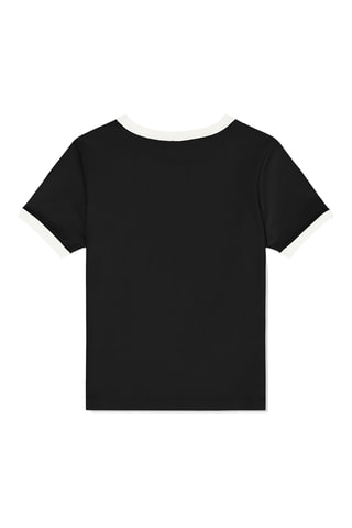 T-shirt slim Cercina - Zwart