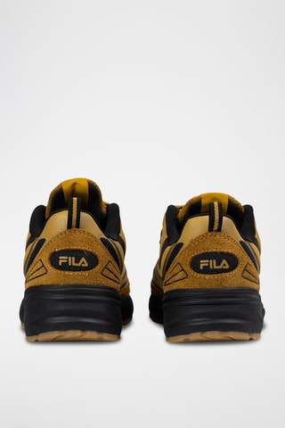 Leren Sneakers Actix - - Goudkleurig en zwart