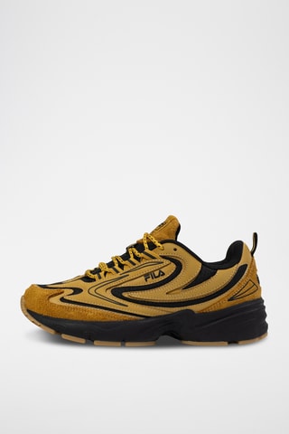 Leren Sneakers Actix - - Goudkleurig en zwart