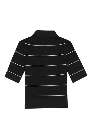 Polo slim Montecarlo - Zwart