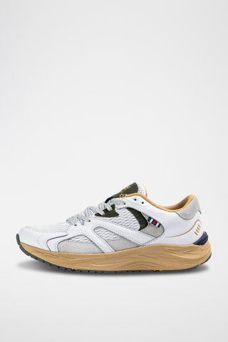 Leren Sneakers Neon - - Wit
