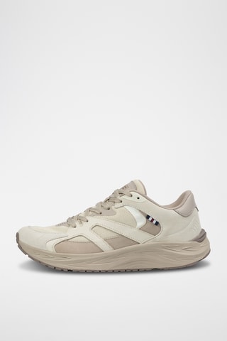 Leren Sneakers Neon - - Wit
