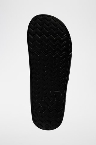 Slippers Morro Bay Stripes - Zwart en groen