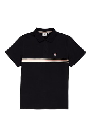 Polo regular Diecimo - Zwart