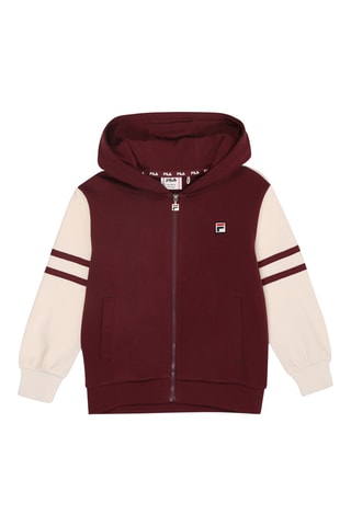 Sweater met Capuchon Vercelli - Bordeauxrood