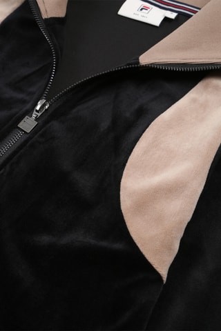 Velours Jasje Adriano - Zwart en taupe