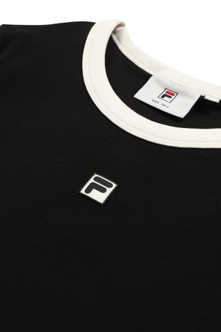 T-shirt slim Montebeni - Zwart
