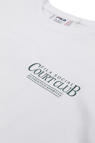 T-shirt loose Montanelli - Wit