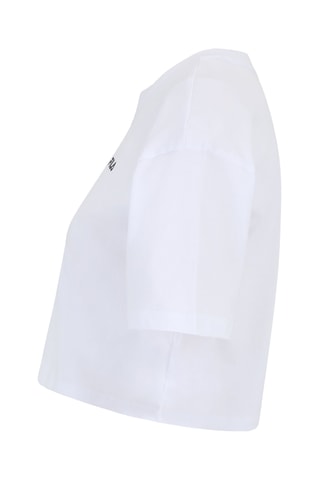 T-shirt cropped Locri - Wit