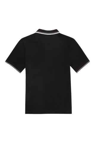 Polo slim Biella - Zwart