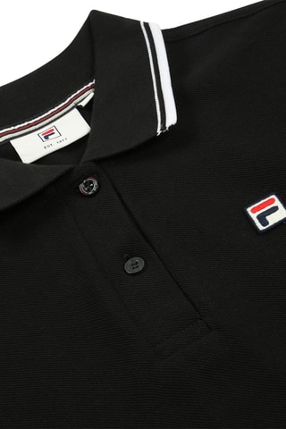 Polo slim Biella - Zwart