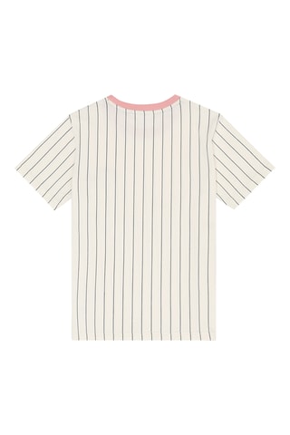 T-shirt relaxed Rifredi - Beige en donkerblauw