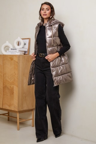 Doudoune sans manches - Marron