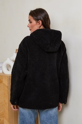 Doudoune à capuche - Noir