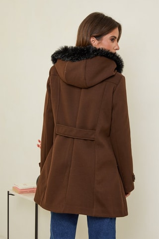 Parka met Capuchon Bruin - Bruin
