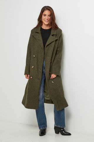 Manteau droit - Kaki