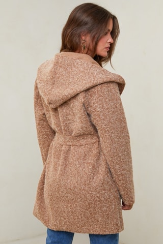 Jas met Capuchon  - Camel