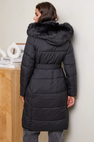 Doudoune longue - Noir