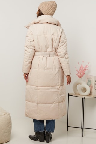 Doudoune longue - Beige