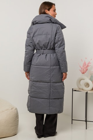 Doudoune longue - Gris