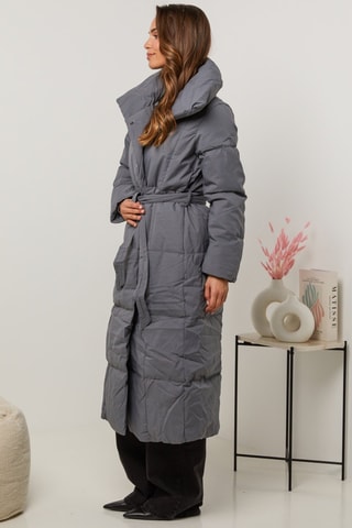 Doudoune longue - Gris