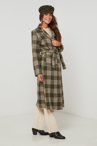 Manteau droit - Kaki