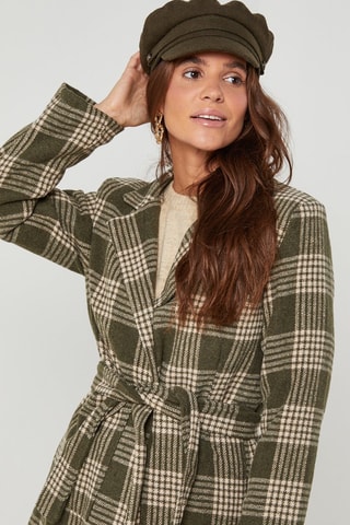 Manteau droit - Kaki