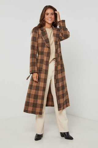 Manteau droit - Camel