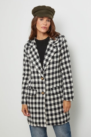 Manteau droit - Noir