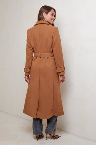 Manteau droit - Camel