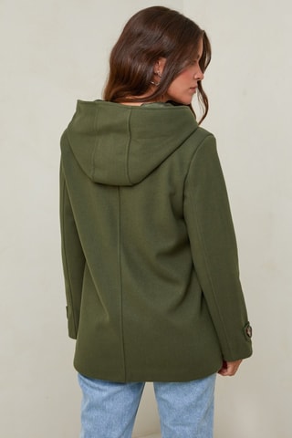 Dufflecoat met Capuchon  - Kaki