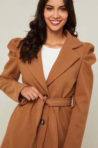 Lange Jas - Camel