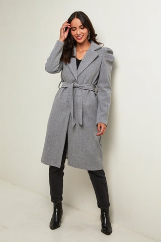 Manteau long - Gris