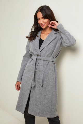 Manteau long - Gris