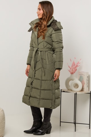 Doudoune longue - Vert
