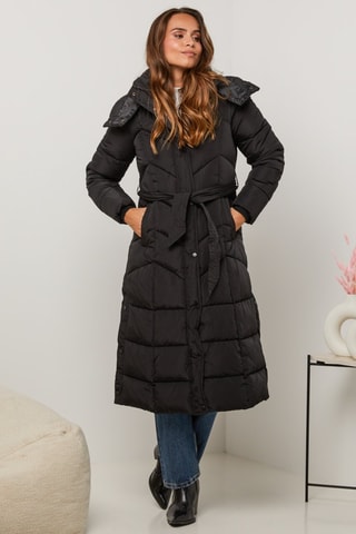 Doudoune longue - Noir