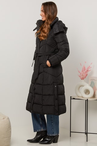 Doudoune longue - Noir