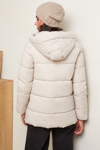 Doudoune mi-longue - Beige