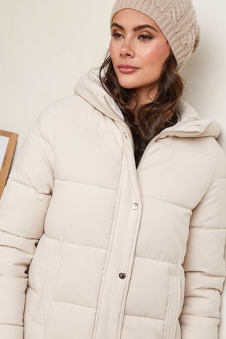 Doudoune mi-longue - Beige