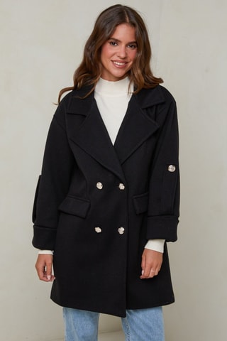 Manteau loose - Noir