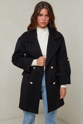 Manteau loose - Noir