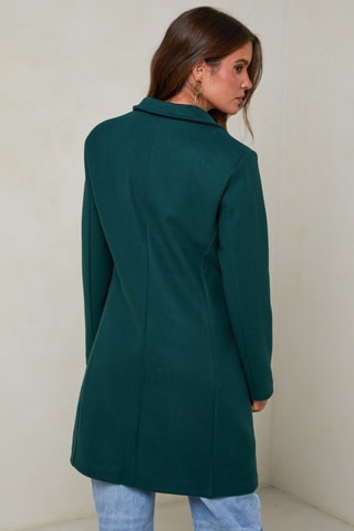 Manteau droit - Vert