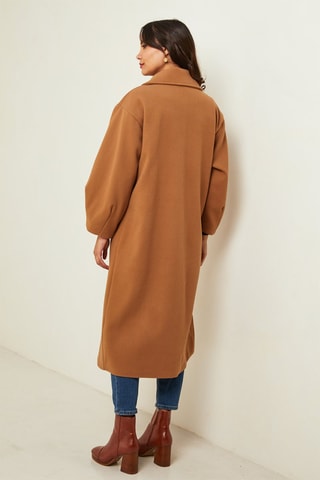 Manteau long loose - Camel
