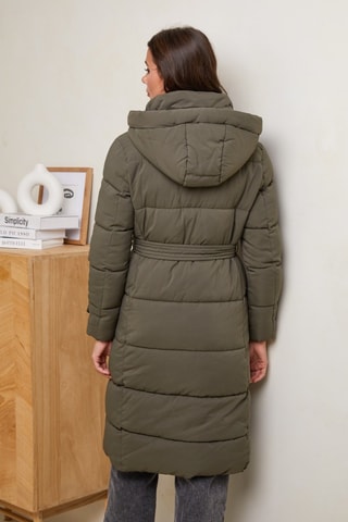 Doudoune longue - Vert